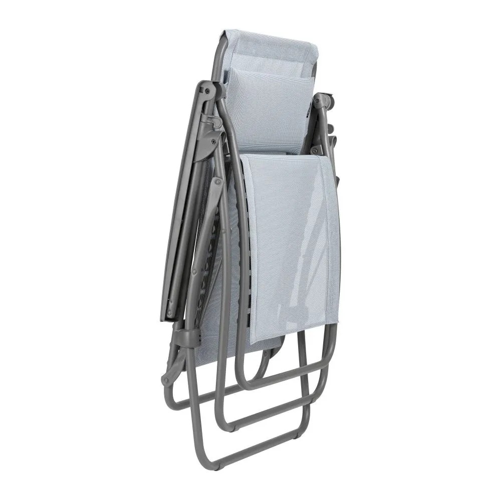 Lafuma Mobilier Poltrona Relax Pieghevole R Clip - Sedia Da Giardino Regolabile In Batyline Cielo - Foto 6