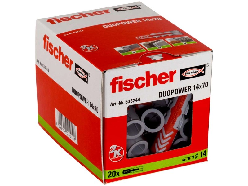 Fischer DuoPower - Cheville universelle - Prix en ligne