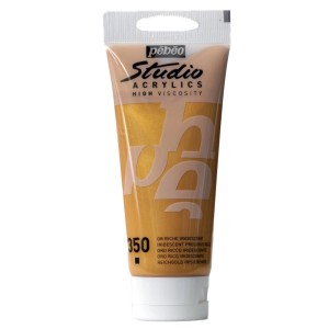 Pébéo Acrylfarbe Studio Acrylics Dyna Gold, 100 ml Tube.
