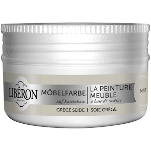 Libéron Möbelfarbe auf Kaseinbasis, Grège-Seide, 0,075 l Dose.
