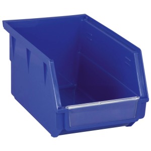 Blaue Kraftwerk Aufbewahrungsbox aus Kunststoff, 220 mm, für Werkstatt und Haushalt.
