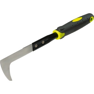 Grattoir manuel pour joints, 34 cm, avec lame en acier inoxydable et manche ergonomique pour enlever les mauvaises herbes.