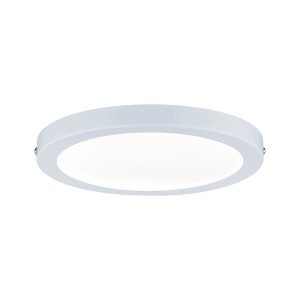 Panneau LED Paulmann Atria rond blanc mat, diamètre 22 cm. Plafonnier LED plat avec lumière blanche neutre.