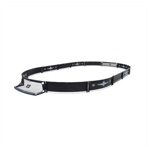 Campo Panna ovale nero Exit Toys in acciaio con due porte integrate.
