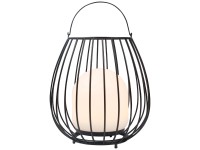 Nordlux Akku-Leuchte Jim To-Go Schwarz / Höhe 38,4 cm / Ø 28 cm / 3 W / 300 lm