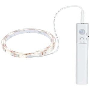 Striscia LED Paulmann con sensore di movimento, 1 m, a batteria per accenti di luce flessibili.