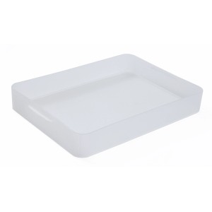 Box Rotho Pure A4 trasparente per riporre articoli da ufficio e altro.