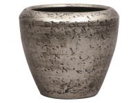 Luwasa Pflanztopf Java Silber Ø 17 cm / Höhe 13 cm