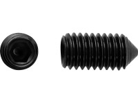 3,9x 9,5 mm Blechschrauben Kreuzschlitz Flachkopf mit Scheibe schwarz  verzinkt