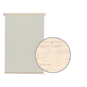 Store enrouleur latéral Gardinia Silvalin, 52x180 cm, naturel. Store translucide avec structure textile.