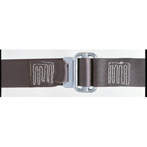 Sangle de transport de meubles LUX, aide au transport avec boucle métallique et sangles grises.
