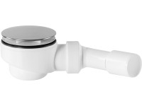 Ablaufgarnitur für Duschwanne Weiss Ø 44,8 mm (G 1 1/2)