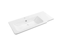 Fackelmann Mineralgussbecken Luxor 100 cm Ausführung links Fackelmann Mineralgussbecken Luxor 100 cm Ausführung links