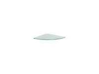 Regalboden Glassline 1/4 Kreis Corner satiniert 25 x 25 x 0,8 cm