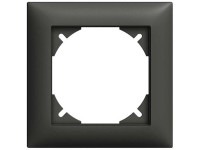 Feller Unterputz-Abdeckrahmen EdizioDue Schwarz Gr. 1 Feller Unterputz-Abdeckrahmen EdizioDue Schwarz Gr. 1