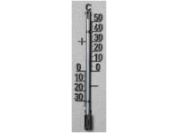 Möller Therm Hauswand-Thermometer Kunststoff Schwarz 13 cm