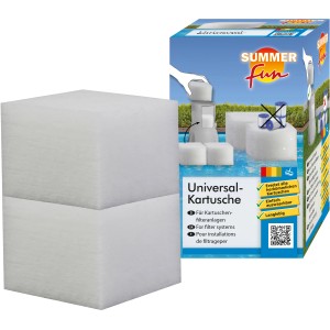 Summer Fun Cartouche filtrante universelle Cube pour systèmes de filtration à cartouche.