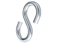 Haken S-Form verzinkt Ø 3,5 x 35 mm / 6 Stk. Haken S-Form verzinkt Ø 3,5 x 35 mm / 6 Stk.
