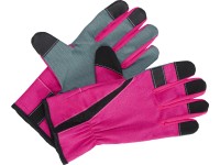 Floristikhandschuh PVC-Benoppung Pink Gr. 7