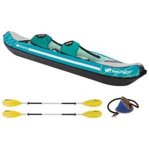 Sevylor Kajak Madison Kit : Kayak gonflable 2 places avec pagaies et pompe.