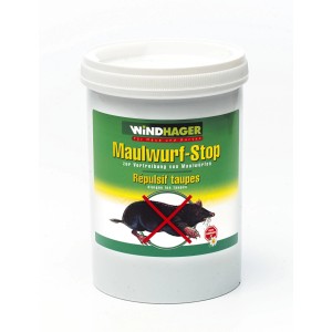 Windhager Mole Stop, contenitore da 550g per repellente per talpe in giardino.