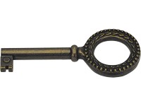 Hettich Buntbart-Schlüssel 75 mm x 4 mm Stahl brüniert 1 Stk.