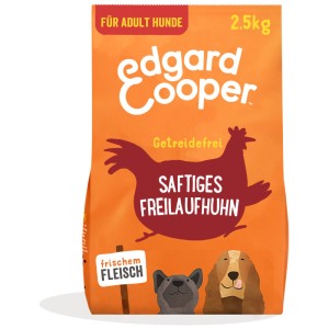 Edgard & Cooper Adult cibo secco per cani Pollo ruspante succulento, sacco da 2,5 kg.