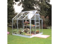 Halls Gewächshaus Popular 66 mit 3 mm Blankglas Alu 3,8 m²