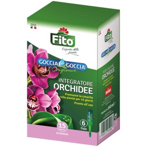 Fito Engrais pour orchidées, 6 ampoules pour la croissance et la résistance au stress.