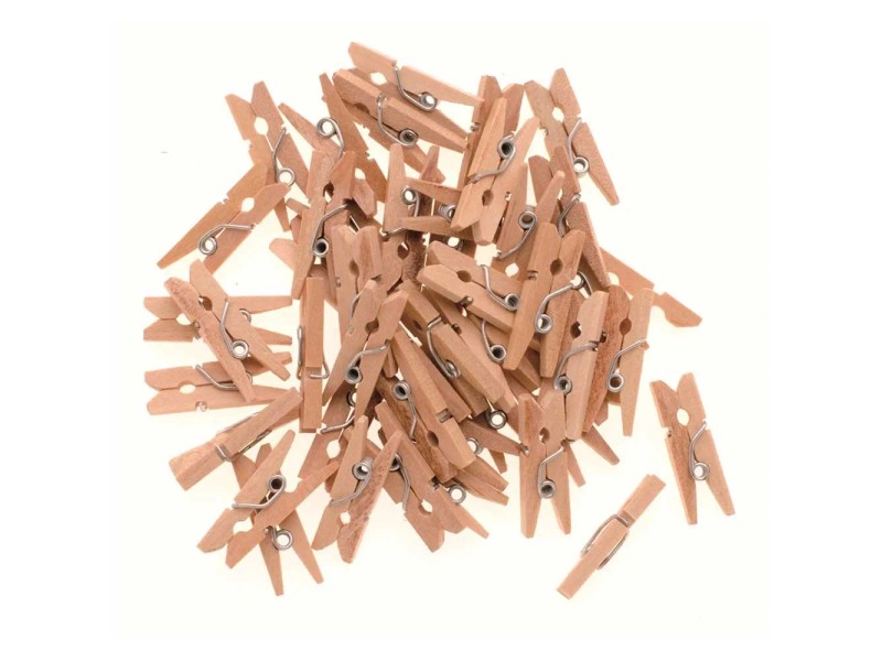 Kigley Große Wäscheklammern Aus Holz – Extra Breit, 7,2 Cm, 90 Stück, Für Wäsche & DIY
