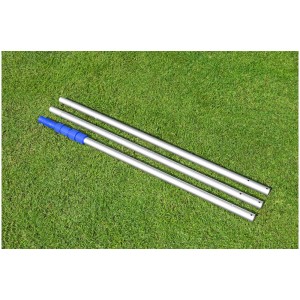 Palo telescopico Bestway Flowclear, 3 pezzi, 457 cm, per la pulizia della piscina. Asta telescopica in alluminio.