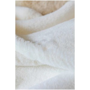 Morbida coperta Coste bianca (130x180 cm) della categoria coperte e plaid.