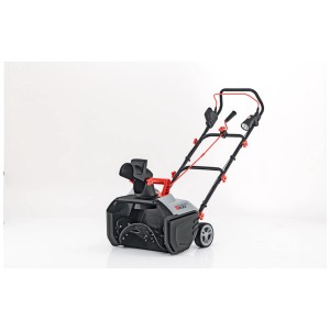 Fraise à neige sans fil Al-Ko ST 4048 avec batterie et chargeur, noir/rouge. Agile et silencieuse pour le service hivernal.