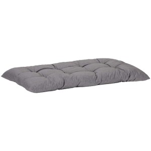 Cuscino universale per pallet grigio chiaro, 20x120x70 cm, per mobili pallet.