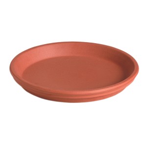 Sottovaso Deroma Bordato, Ø 23 cm, terracotta per vasi