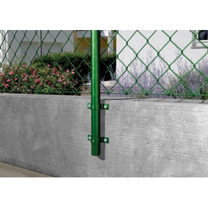 Rohrschelle Grün für Zaunpfahl Ø 40 mm