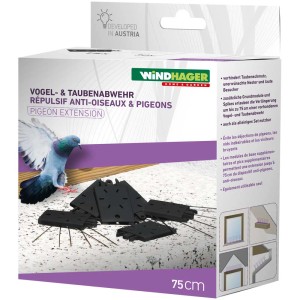 Windhager Vogel- und Taubenabwehr Extension-Set, zur Erweiterung des Taubenschutzes.