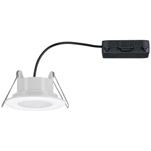Paulmann LED-Einbaustrahler Calla, IP65, weiß matt, 4000K, 6W, Ø 9cm.