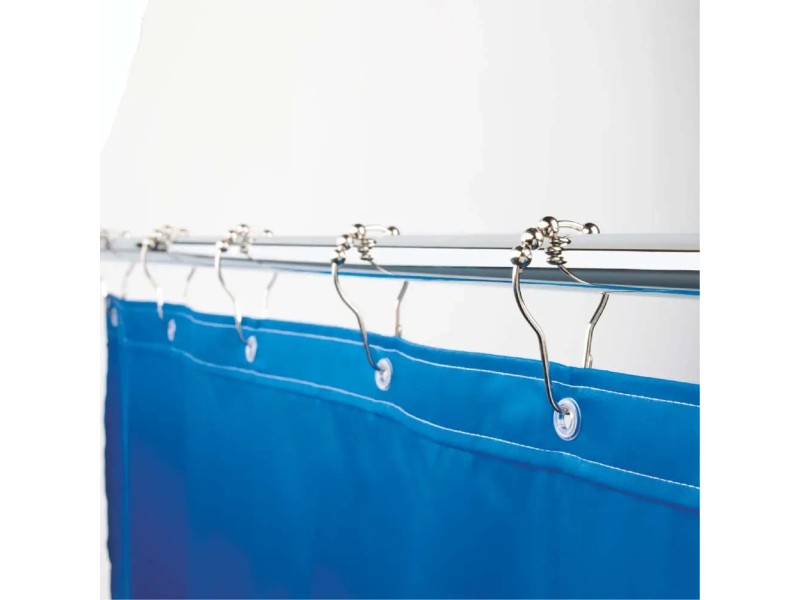 Spirella Set Di 12 Anelli Per Tenda Da Doccia – Colore Verde Drop, In Plastica Resistente - 5