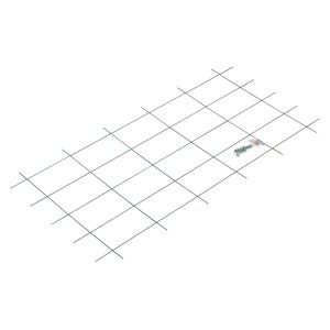 Trellis métallique vert, 150x75 cm, pour végétaliser les murs avec matériel de fixation.