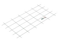 OBI Traliccio metallico Verde 150 x 75 cm