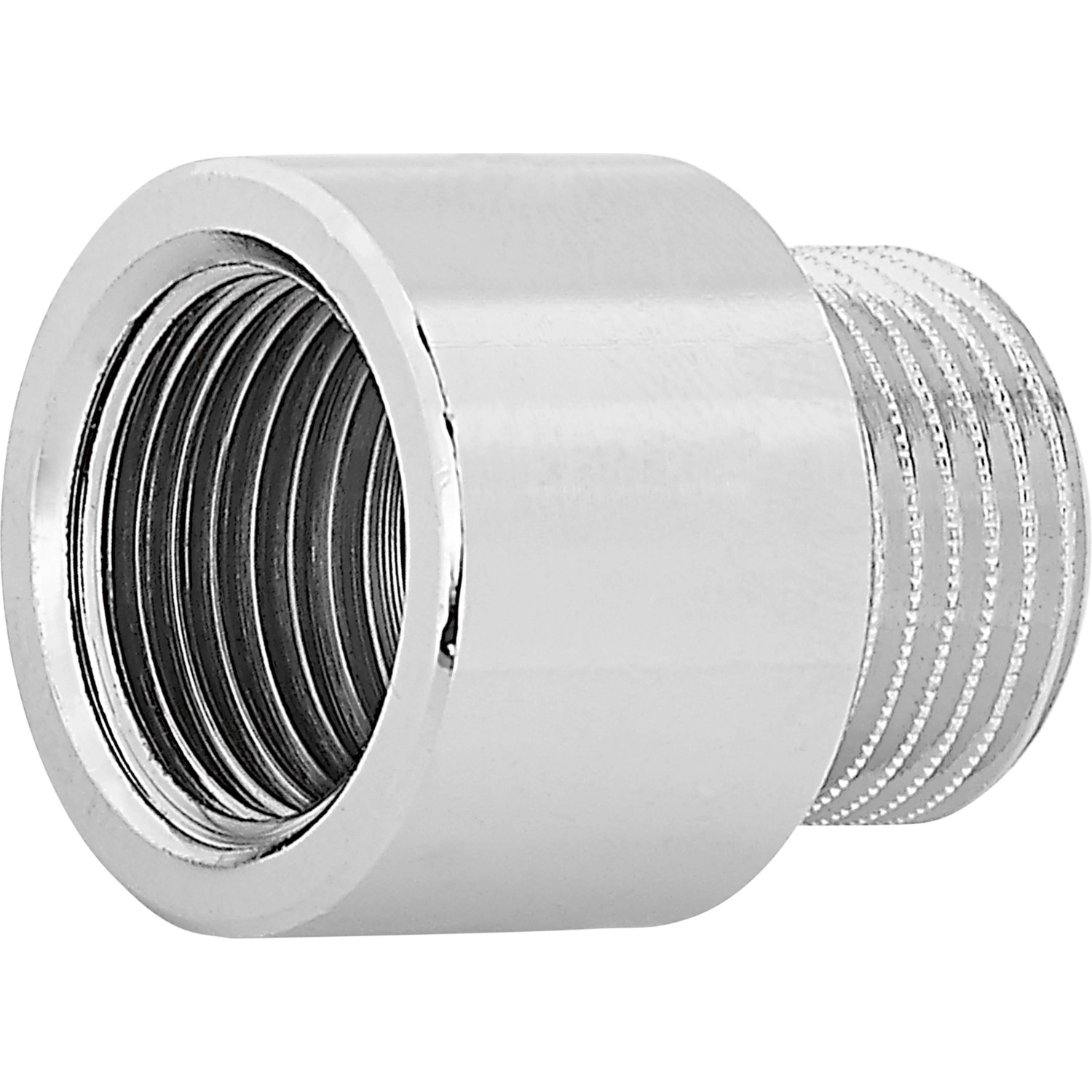 Prolunga rubinetto Cromo 14,9 mm (Rp 3/8) / 16,7 mm (R 3/8) / 25 mm