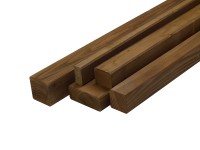 Unterkonstruktion Kiefer Teakfarben 45 x 70 mm / Länge 3 m