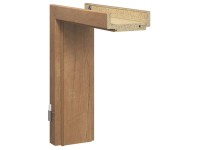 GetaDoor Türzarge CPL Artis Wandstärke 8 cm Eiche 201,5 x 85 cm Anschlag L