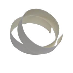 Bordo per mobili Praktikus bianco, larghezza 20 mm, per piani di lavoro.