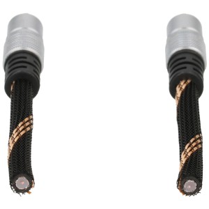 Câble Cinch Schwaiger AC3 HQ 1, noir, 5 m, pour transmission audio.