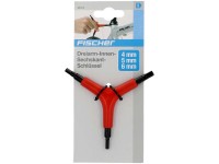 Fischer Innensechskant-Schlüssel Dreiarm