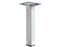 Hettich Tischbein 25 x 25 x 150 mm Aluminium-Optik