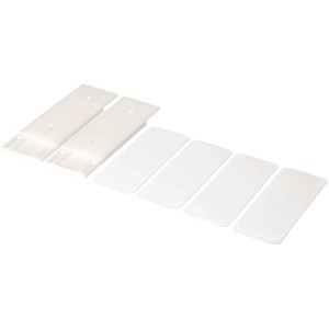 Max Hauri Support universel Slidestrip, lot de 2, blanc, pour le montage de multiprises.