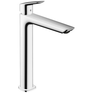 Miscelatore monocomando per lavabo Hansgrohe Logis 240 Fine cromato, bocca alta.